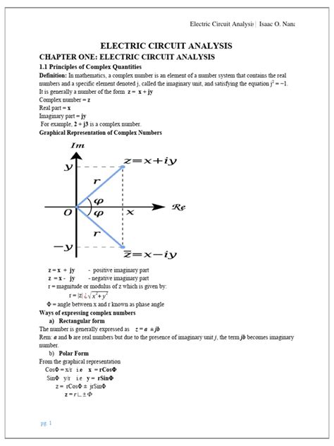electrical circuit analysis pdf notes