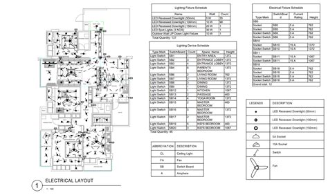 electrical plan sample pdf