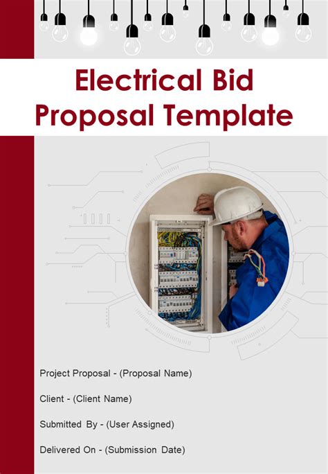 electrical proposal template pdf