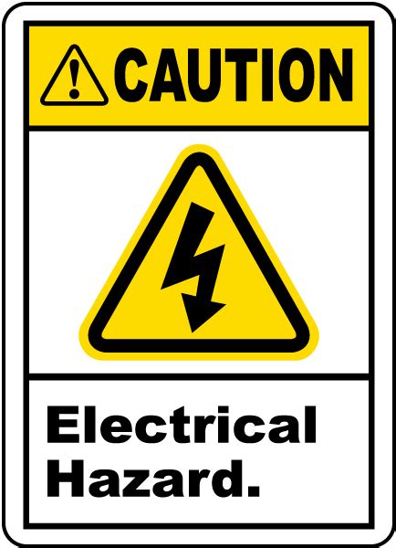 electrical safety standards compliance sticker