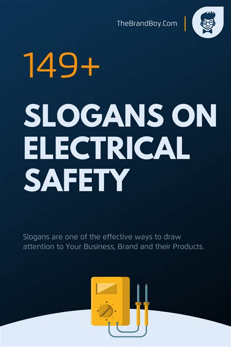 electricity safety slogan