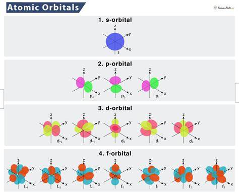 Image of electron orbitals shapes