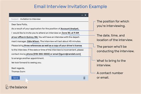 email interview