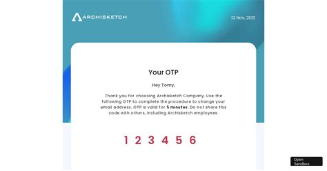email otp verification code free