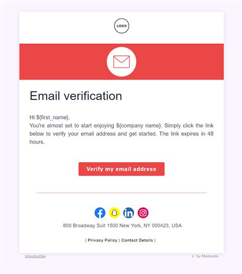 email verification template html codepen