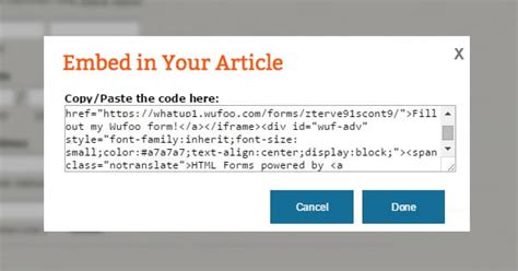 embed code example