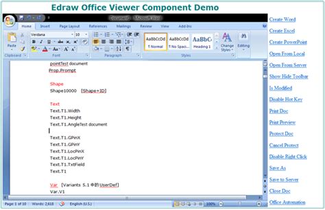 embed html code in word document