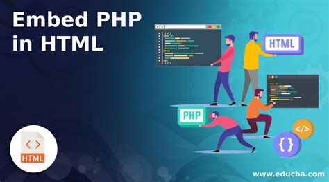 embed php code in html