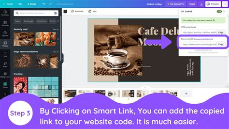 embed video code in canva