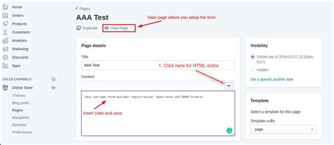 embed video code shopify