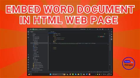 embed word document in html iframe