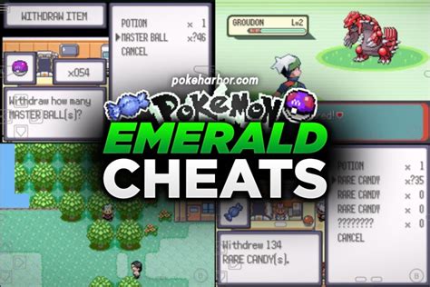 emerald cheat codes not working