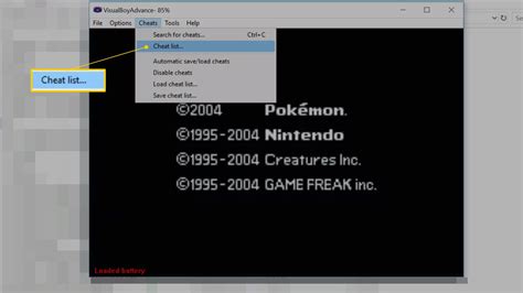 emerald emulator cheats