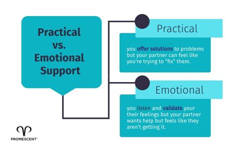 emotional support vs practical support