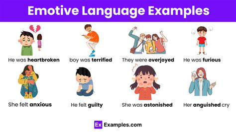 emotive language examples sentences in english