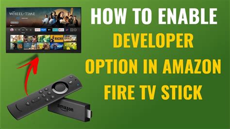 enable developer mode on fire stick