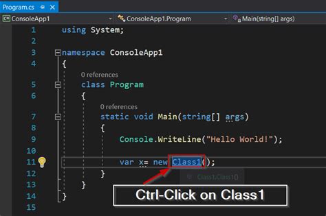 enable go to definition in visual studio code