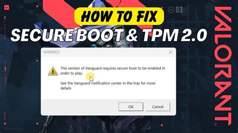 enable uefi secure boot valorant