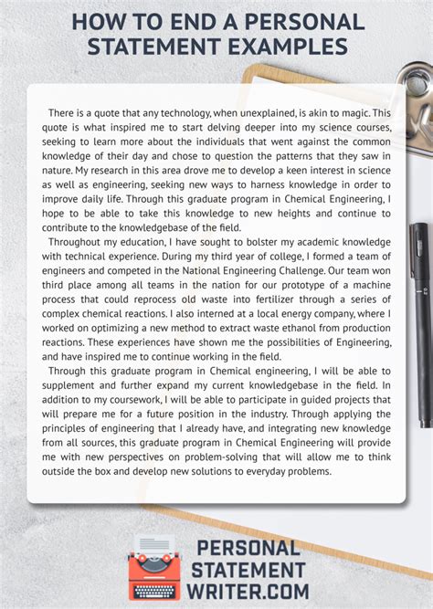 ending statement for self introduction