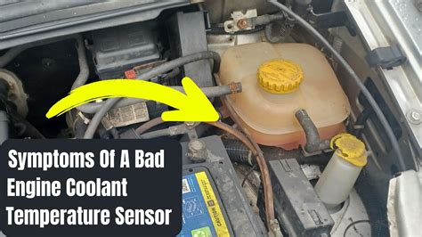engine coolant temperature sensor faulty