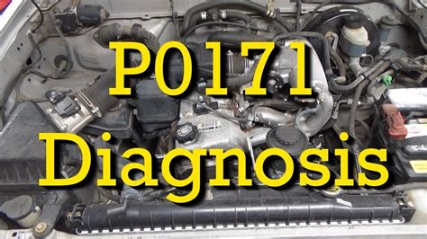 engine fault code p0171