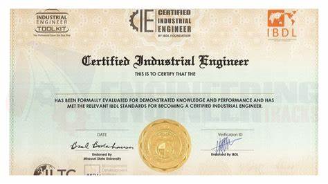 engineer certificate