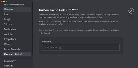 enter invite code discord
