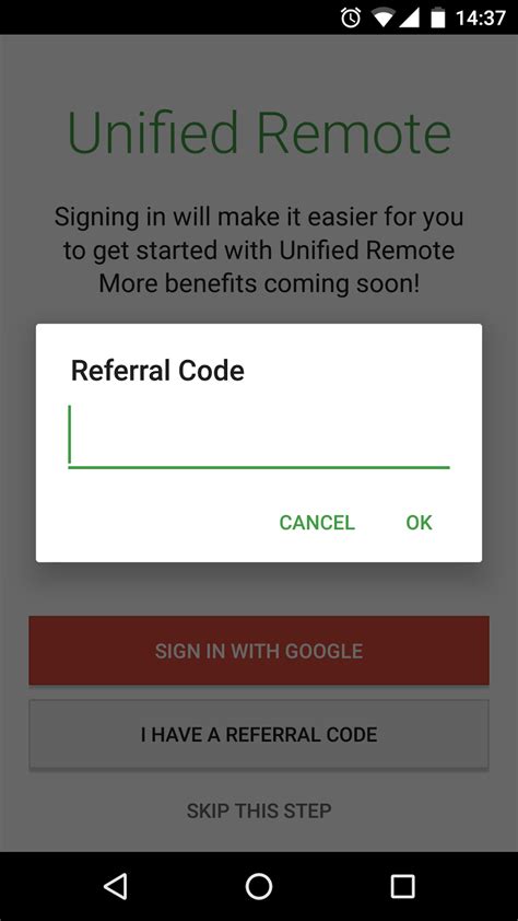 enter referral code meaning