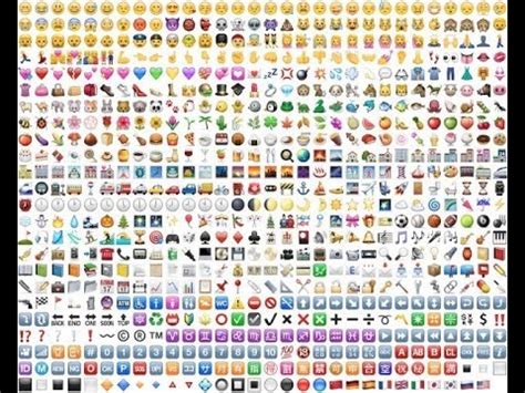 entire emoji list copy and paste