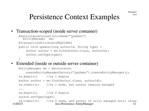 entitymanager persist example