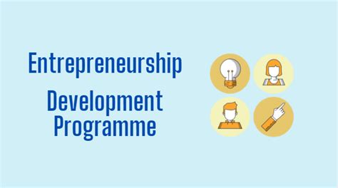 entrepreneurship development program definition
