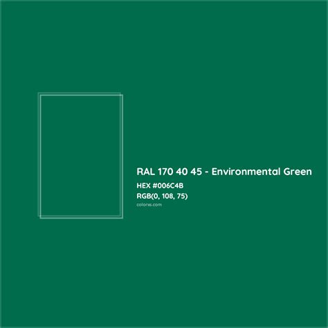 environmental green colour code