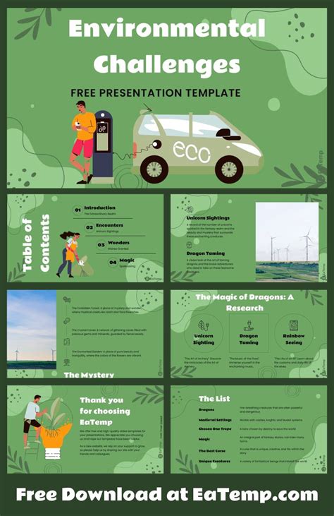 environmental issues and challenges ppt