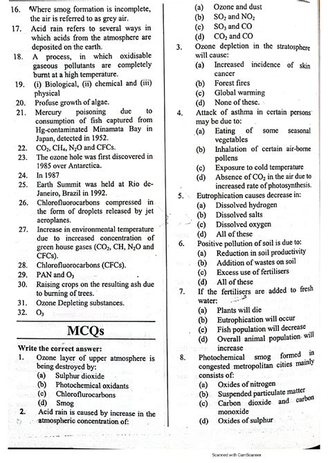 environmental questions and answers pdf