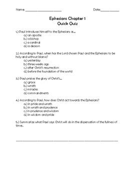 ephesians quiz questions and answers pdf in nepali