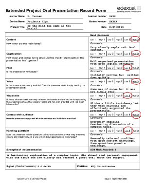 epq edexcel example