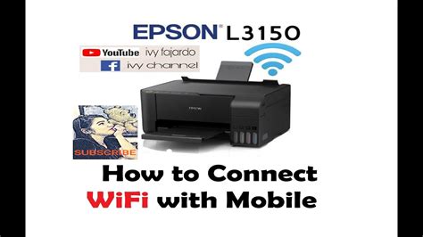 epson printer l3150 cannot connect to wifi