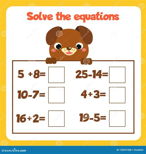 equation in math for kids