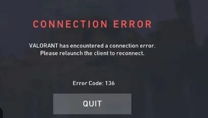 error code 136 valorant