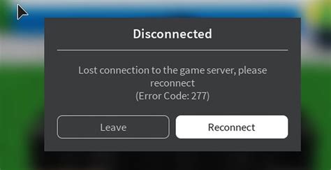 error code 277 meaning roblox