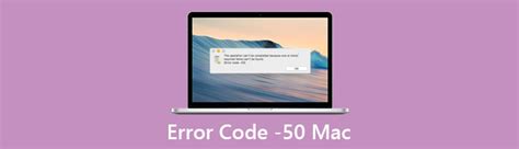 error code 50 mac