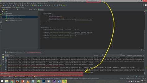 error running app in android studio