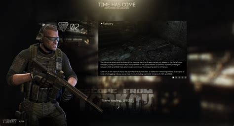 Escape from Tarkov website screenshot