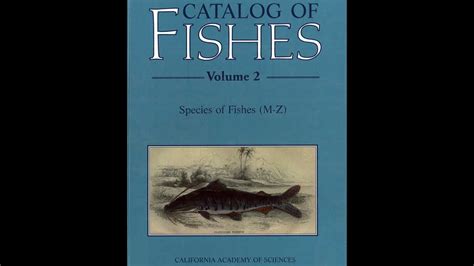Eschmeyer Catalog Of Fishes