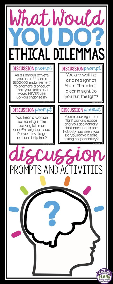ethical dilemma questions for high school students