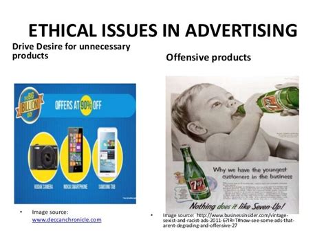 ethical issues in advertising examples