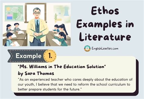 ethos definition literature example