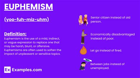 euphemism simple definition and examples
