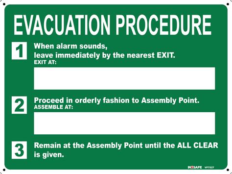 Evacuation Procedures