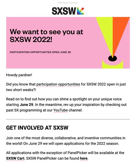 event email examples